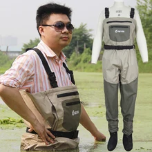 Rafting wear waterproof wader stocking foot chest waders for hunting fly fishing wader