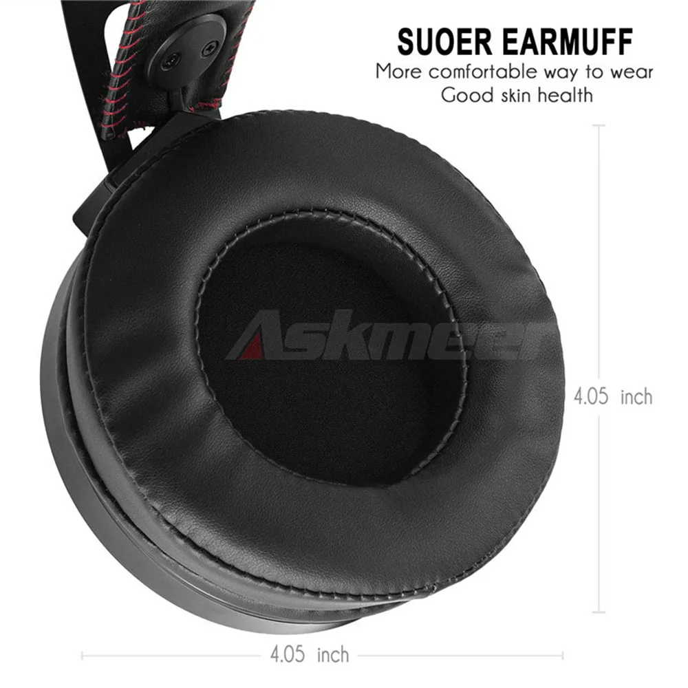 SOKELY M180 PS4 Gaming Headset Gamer Over Ear Stereo Bass Gaming Headphones with Microphone for PS4 Xbox One PC Mobile Phones (10)
