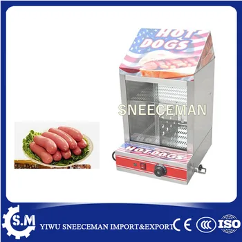 

electric stainless hot dog warming cabinet food warmer showcase display