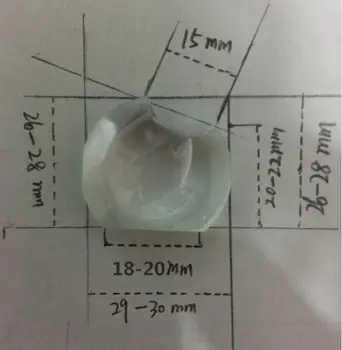 

new for Vivitek D517 D820MS D825ES D830MX projector lens plastic glass optical lens convex mirror