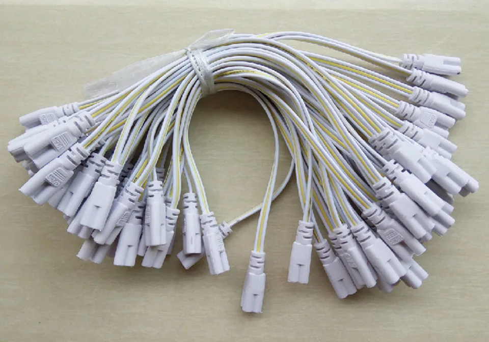 Трехфазные светодиодные трубки T5 T8 3 фута 300 мм 500 2 шт.|led connector wire|t8 led connectorled tube |