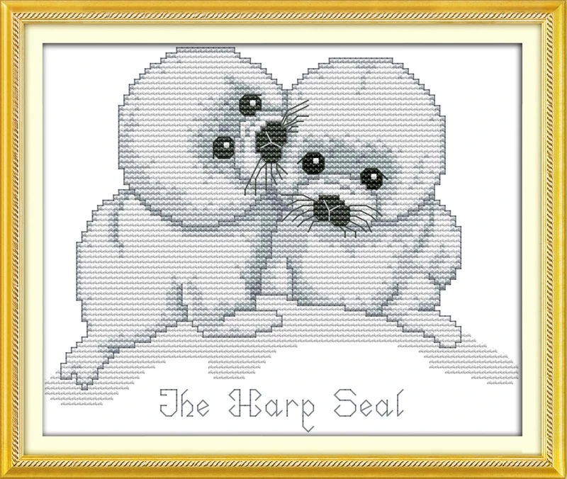 Seal Cross Stitch Pattern