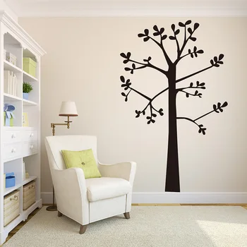 

Large Tree Wall Sticker Nursery Kids Room Forest Landscape Pastoral Tree Branch Leaves Wall Decal Bedroom Living Room Vinyl