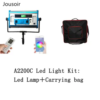 

Control RGB LED Lamp Continuous Lighting DMX Compatible Photo Studio Video Film Light + handbag for Photography lighting CD50