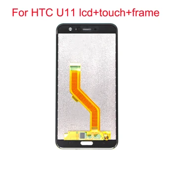 

JPFix For HTC U11 U-3w U-1w U-3u LCD Display Touch Screen Digitizer Assembly With Frame