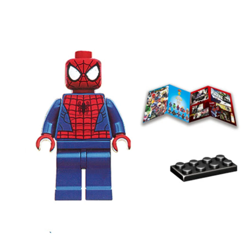 10Pcs/Set Batman Marvel Avengers Super Heroes Building Blocks figures Captain America Compatible With Legoed Toys For Children