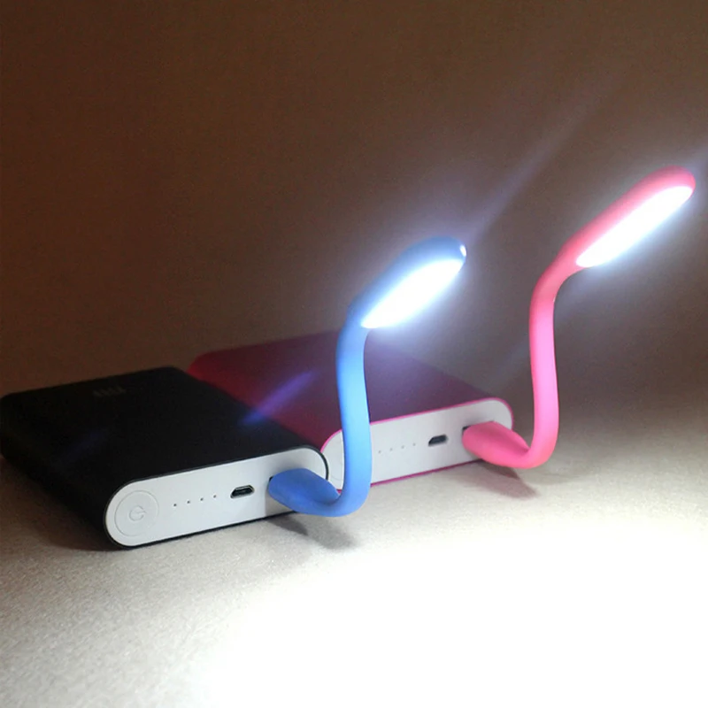 1 шт. складной синий супер яркий USB светодиодный свет Мини Портативный Гибкий Свет для чтения книг свет для мобильного питания компьютера ноутбука
