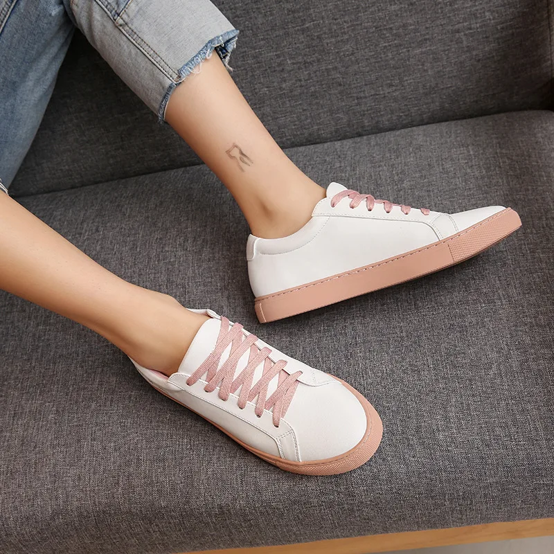 Повседневная Белая обувь Женские модные брендовые кроссовки zapatos de mujer Женская из