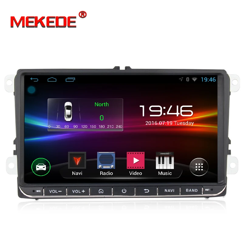 Cheap 9inch Android HD1024*600 Car radio multimedia for Volkswagen Skoda Octavia golf 5 6 touran passat B6 polo tiguan GPS Navigation 4