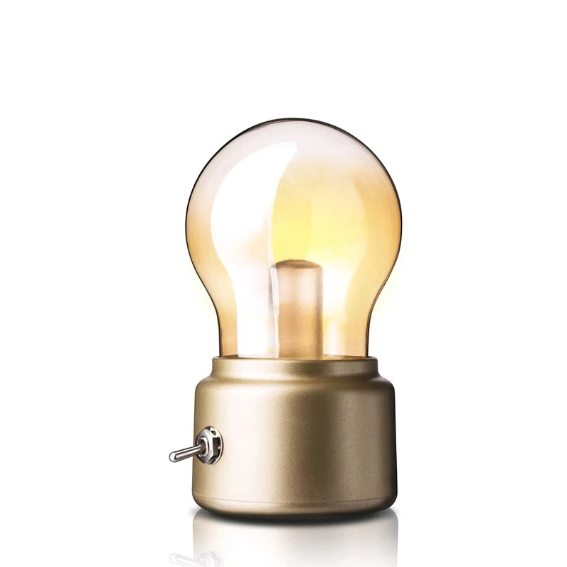 small bright table lamp