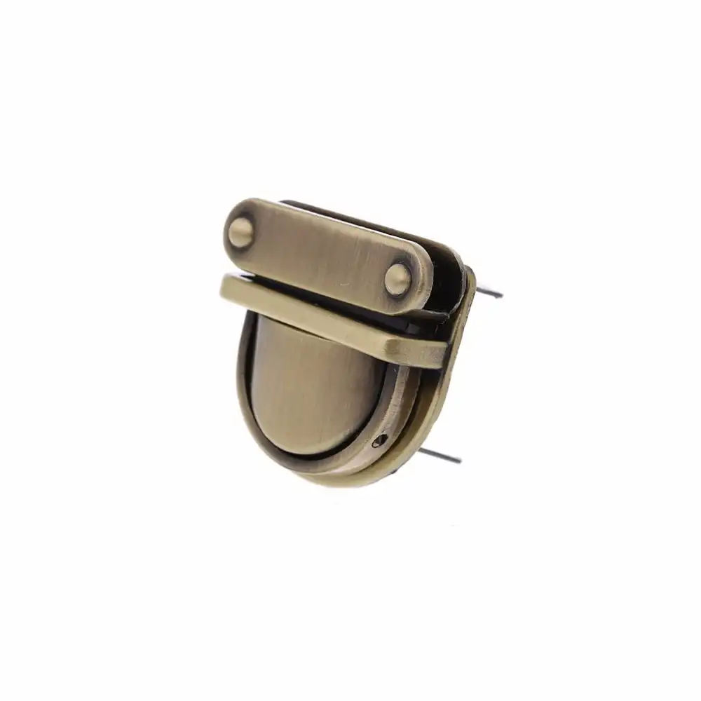 3x3cm Metal Clasp Turn Lock Twist Lock for DIY Handbag Bag Purse