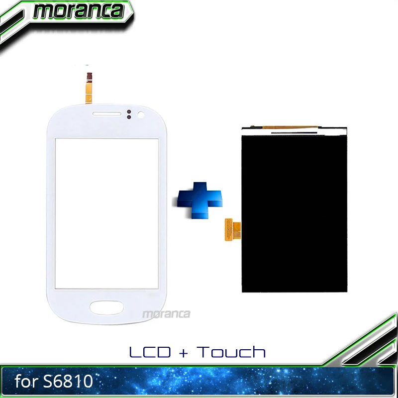 

Tested 3.5 Inch LCD Screen for Samsung Galaxy Fame S6810 S6812 S6810p LCD Display with Touch Screen Assembly Repair Parts