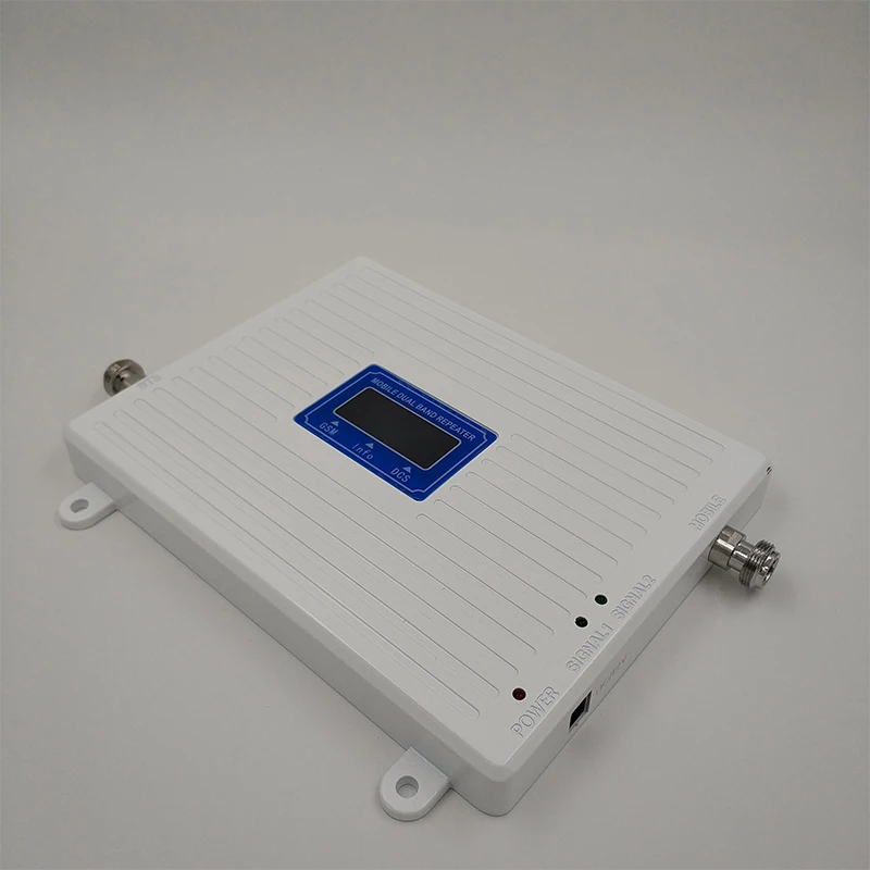 70dB Gain 2G 3G 4G Dual Band Signal Booster GSM 900+DCS LTE 1800 Cell Phone Signal Repeater Cellular Amplifier with LCD Display