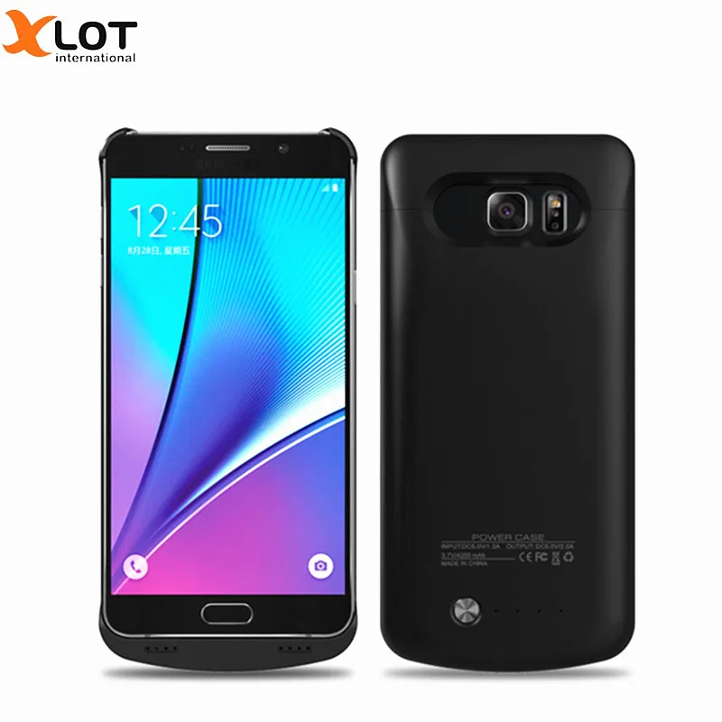 battery charger case for samsung galaxy note 5 power bank charger case battery backup pack charging case cover for samsung note5