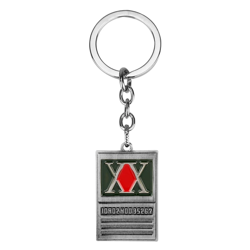 

Anime Jewelry Hunter x Hunter Keychain&Necklace GON FREECSS License Pendant Car Keyring Holder Chain Choker Christmas Gift