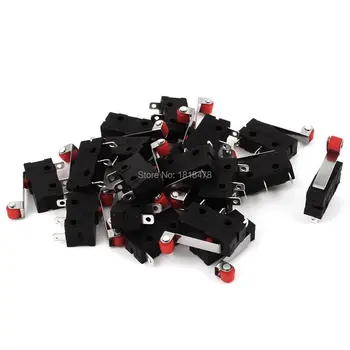 

20Pcs Momentary Hinge Lever Limit Switch Microswitch AC 125V 250V 5A