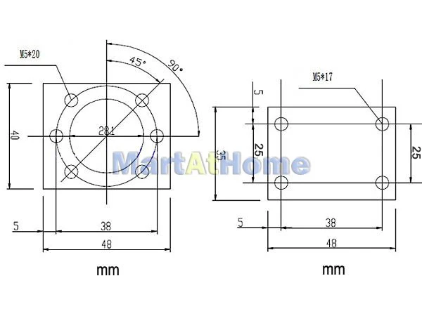 3 шт. шариковый винт cnc гайка кронштейн держатель сталь для SFU1604 SFU1605 SFU1610# SM214@ SD