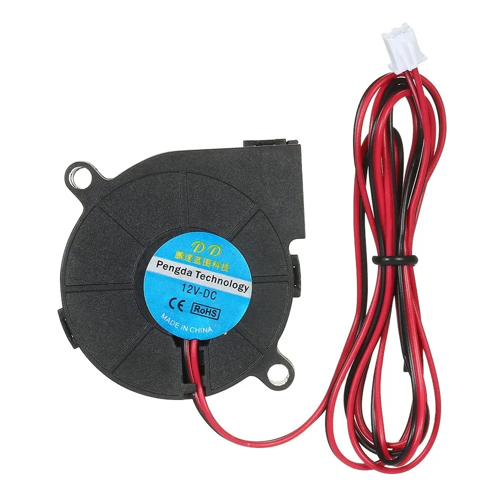 

3pcs DC12V 5015 Cooling Blower 2-pin Exhaust Fan 50x50x15mm Centrifugal Fan for 3D Printer Humidifier Aromatherapy Appliances