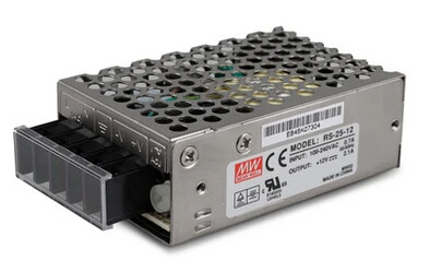 

Free Shipping RS-25-12 25W 2.1A 12V Single Output Switching Power Supply High Reliability Miniature SMPS