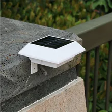 Новая версия 4 светодиодный уличный квадратный светодиодный настенный солнечный светильник IP45 водонепроницаемый датчик движения садовый светильник качественная лампа
