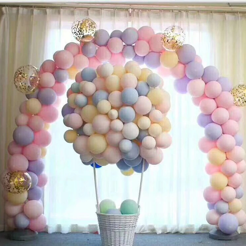 

100pcs 10 Inch Latex Macaroon Balloon Sweet Wedding Party Decoration Balloons Child Birthday Colorful Air Ball Arch Balloon 66