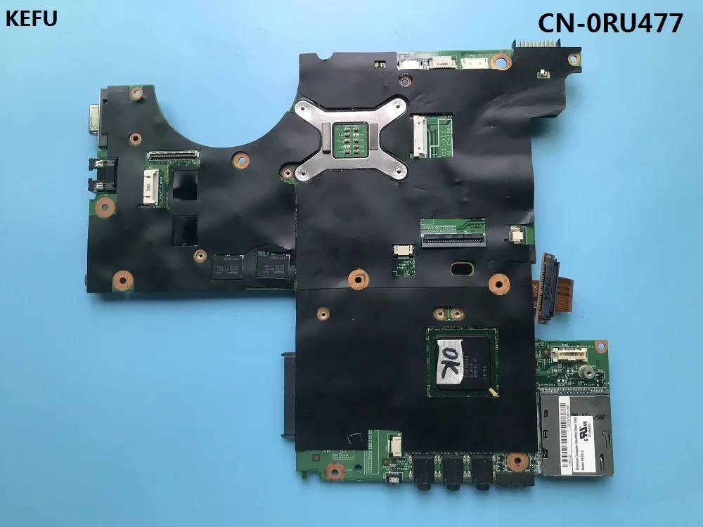 KEFU материнская плата CN 0RU477 подходит для DELL XPS M1530 ноутбука RU477 G84 601 A2 256M 100%