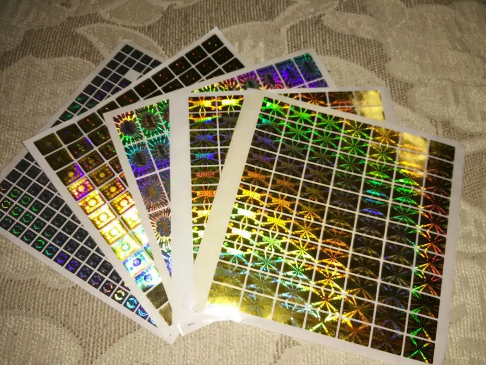 

10000PCS/LOT Customized Anti-fake Hologram Laser Holographic Sticker Label Free Design Free Print