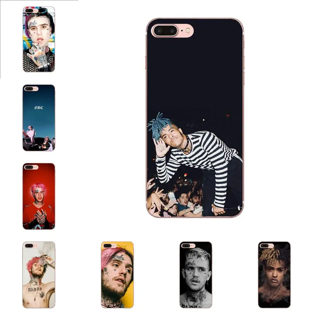 Tentacion Lil Peep Bo для Moto G G2 G3 G4 G5 G6 G7 HTC 530 626 628 630 816 820 One A9 M7 M8 M9 M10 E9 U11|Бамперы| |
