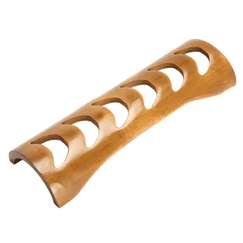 

1 Pc Natutal Kung Fu Handmade Bamboo Tea Cup Teaware Shelf Holder Draining Rack Drainer for Home Office