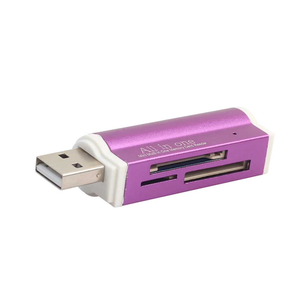 Multi все в 1 Micro USB 2,0 Устройство чтения карт памяти адаптера для Micro SD TF M2 Флешка картридер горячая Распродажа Желтый Фиолетовый Синий