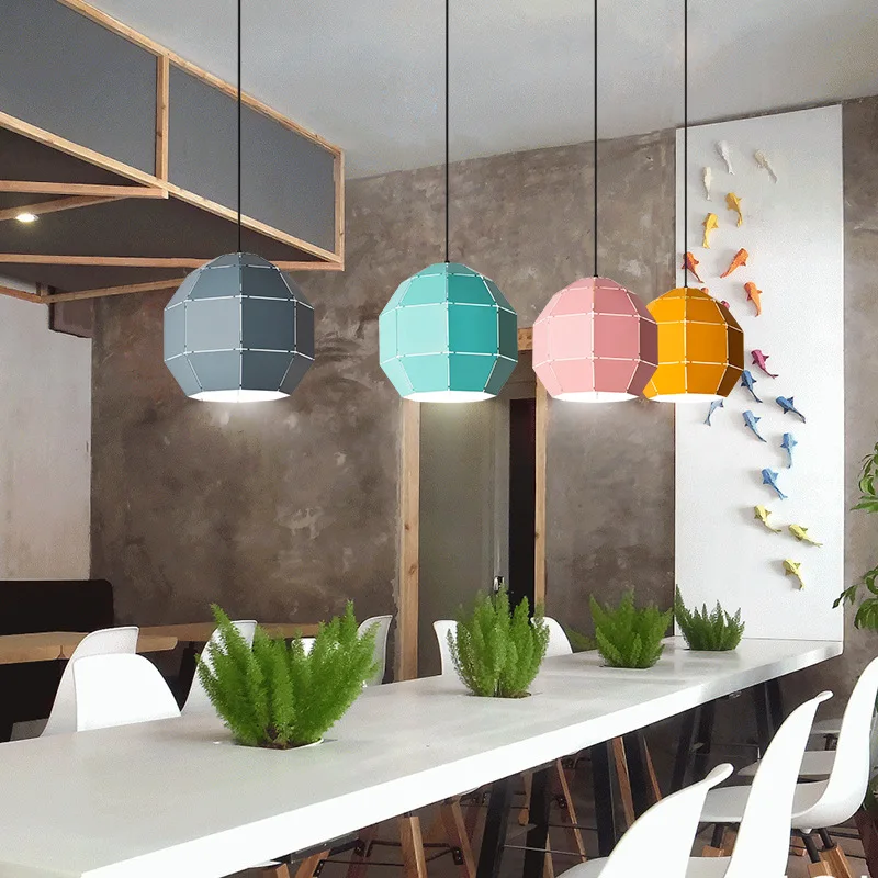 

TUDA Free Shipping Multicolor Optional Post Modern Style Pendant Lights Creative Bar Restaurant Personality Pendant Lights E27