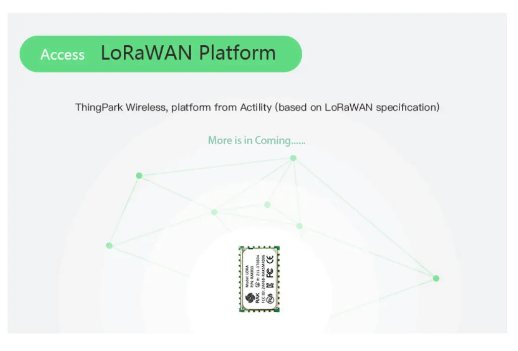 RAK811 низкая мощность Lora Модуль UART к последовательному AT Command модуль беспроводной связи LORAWAN протокол частота 868/915 MHZQ107