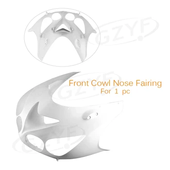 

Unpainted Upper Front Cover Cowl Nose Fairing for KAWASAKI 2006-2011 ZX14R, Injection Mold ABS Plastic