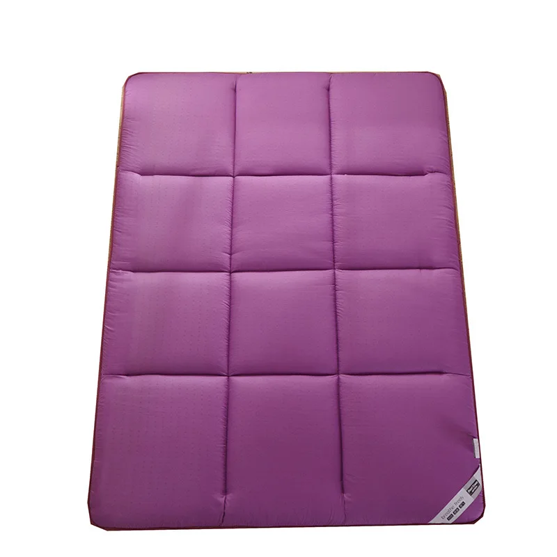 Кровать матрац простыни двойной/односпальная кровать Подушка Татами матрас Топпер мягкий удобный дышащий матрас для кровати