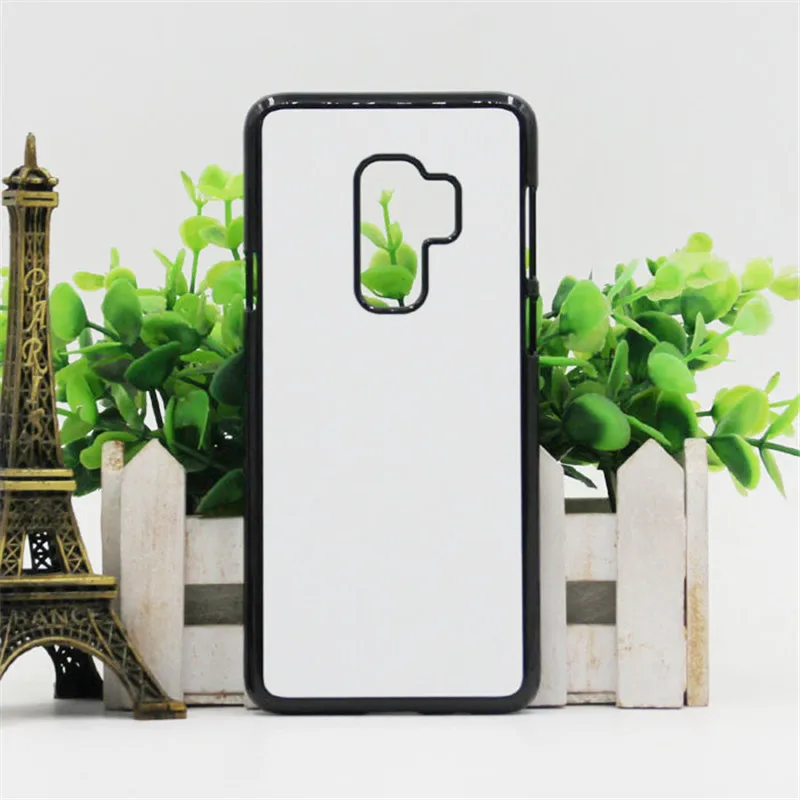 

2D Sublimation Plastic Case Hard Cover For Samsung Galaxy S9 S9 Plus Aluminum Sheet Glue 10pcs/lot