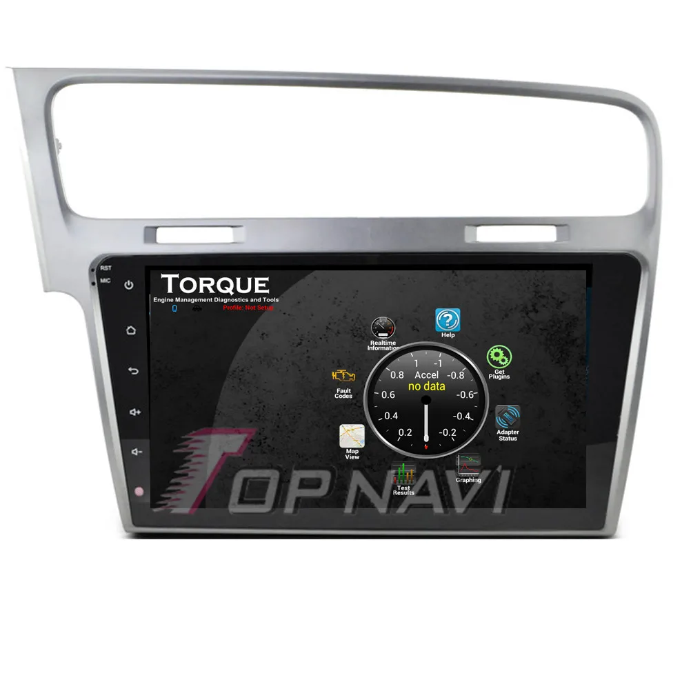 Top Topnavi 10.2" Quad Core Android 6.0 Car GPS Navigation for VW Golf 7 Autoradio Multimedia Audio Stereo,NO DVD 14
