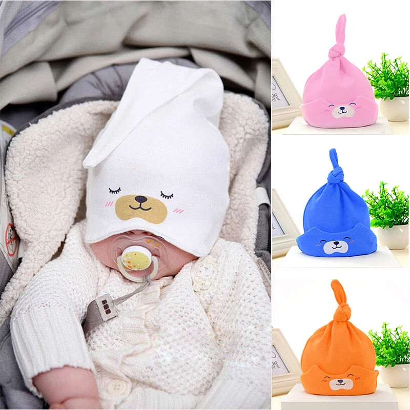 Infant Baby Hat Autumn Winter Baby Beanie Warm Sleep Cotton Toddler Cap