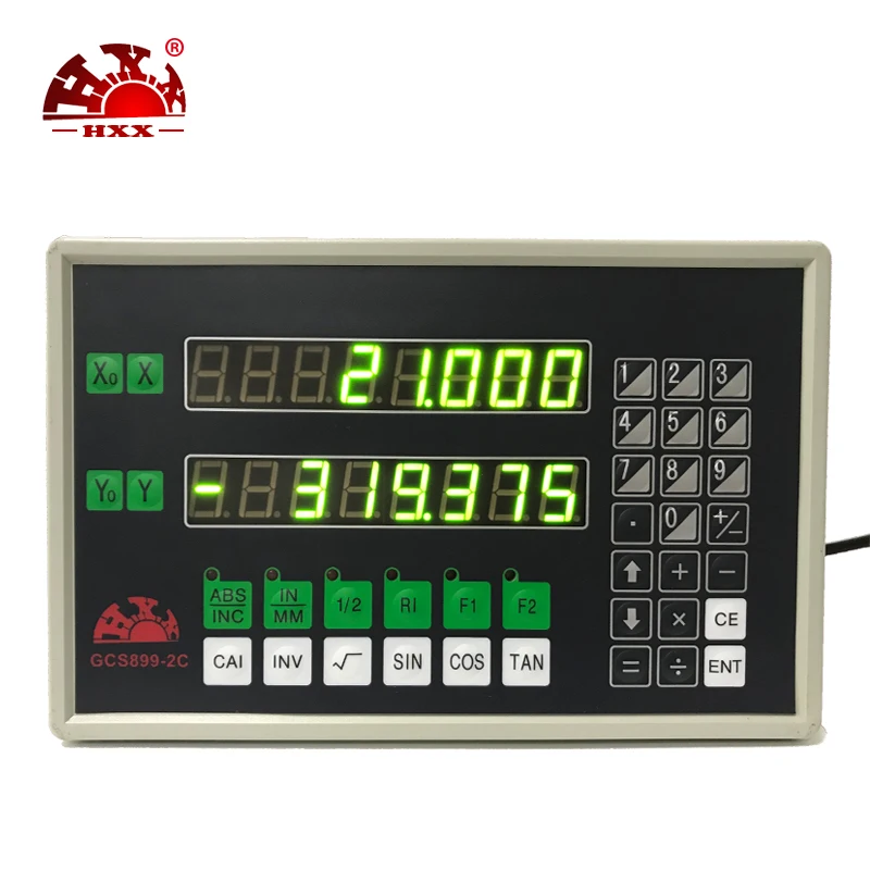 

hxx new mini/small dro digital readout one piece 2 axis gcs899-2c for lathe/mill/edm machine