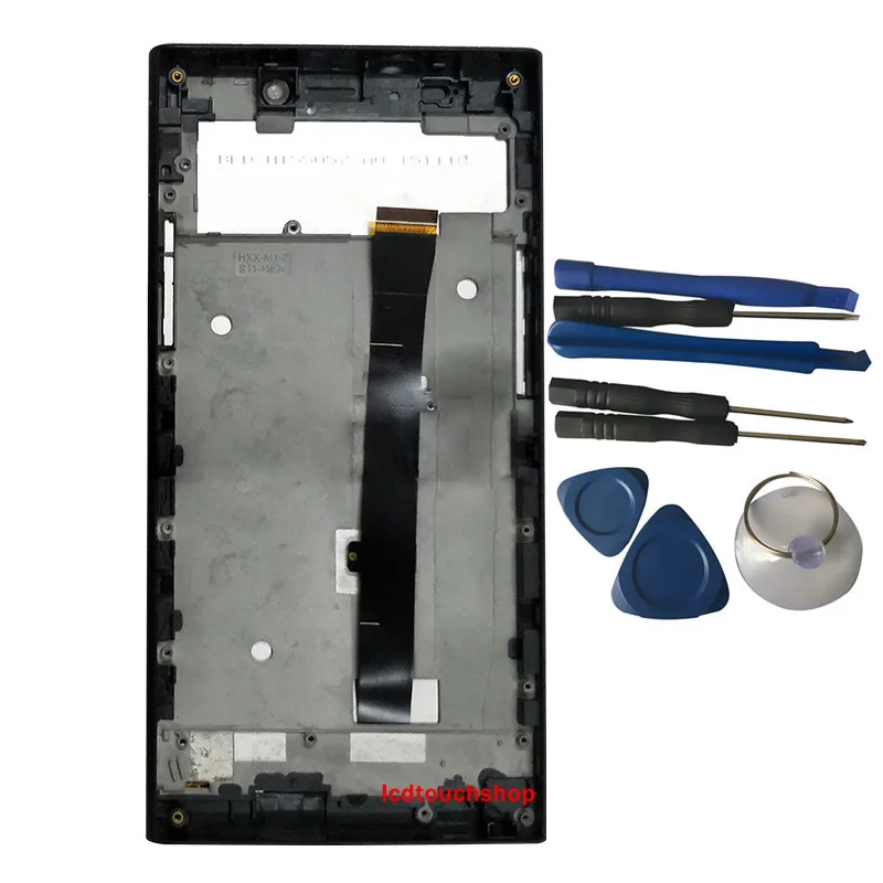 

New For Senseit LCD Display FPC-HT55057-02-A0 With Touch Screen With Frame Digitizer Replacement With Tools Black Color