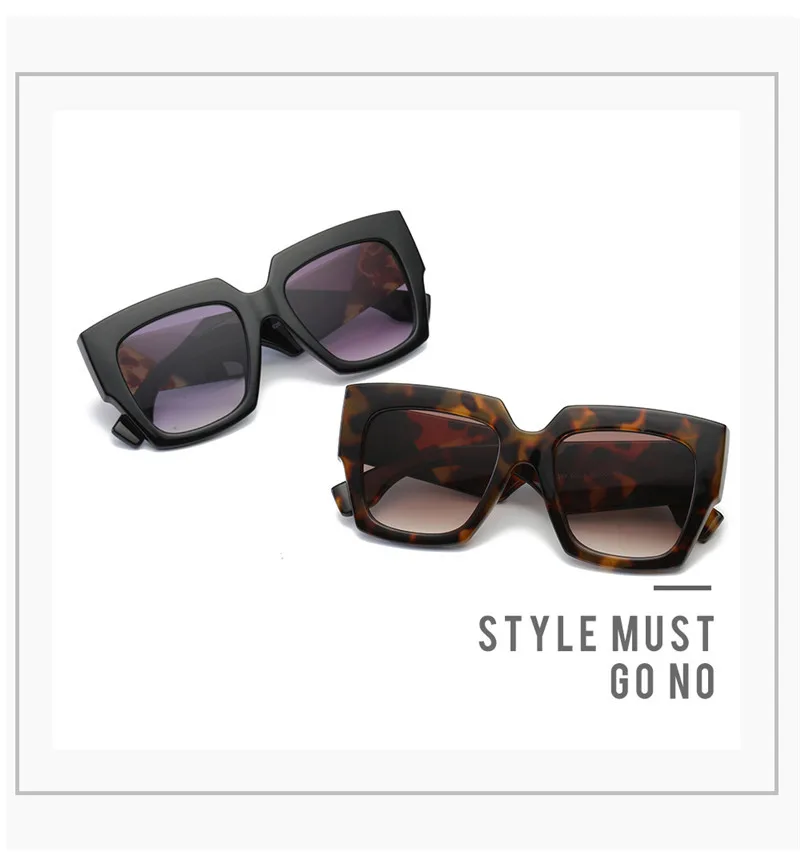 Модные квадратные негабаритные солнцезащитные очки для женщин и мужчин, роскошные брендовые дизайнерские солнцезащитные очки, мужские ретро очки UV400
