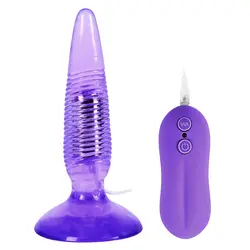 10 Скорость игрушки для взрослых секс оригинальный Вибратор Анальная пробка с присоской