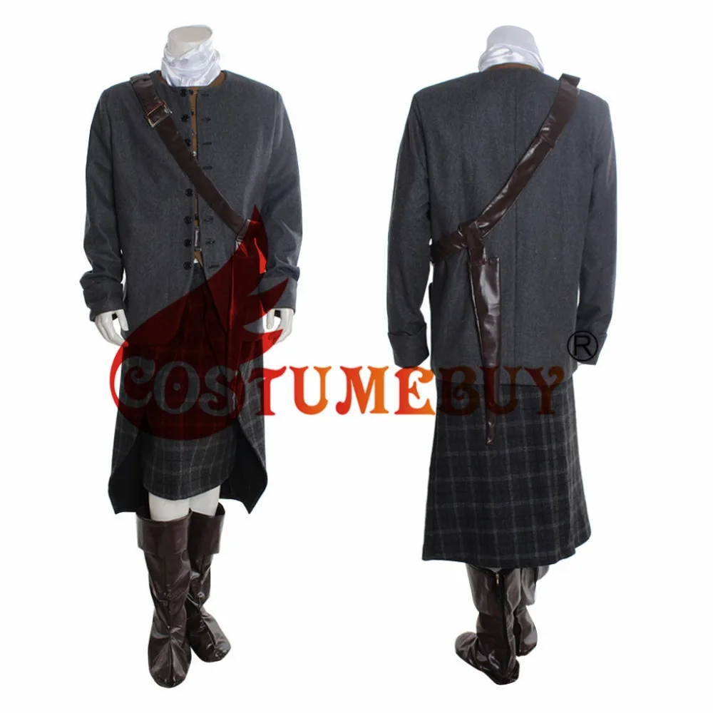 CostumeBuy Outlander Клэр Рэндалл Косплей Costme Outlander Джейми Фрэйзер сезон Один костюм мужской костюм для Хэллоуина любой размер L920