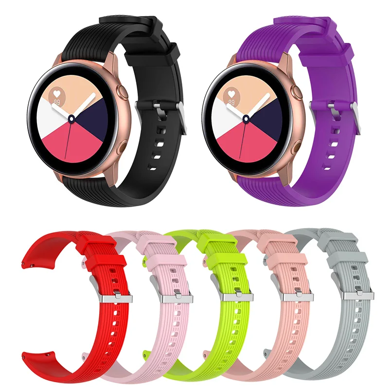 

For Xiaomi Amazfit Bip Strap/Amazfit Pace/Amazfit Stratos Bracelet Silicone 20mm 22mm Watch Band For Samsung Galaxy Watch 46mm