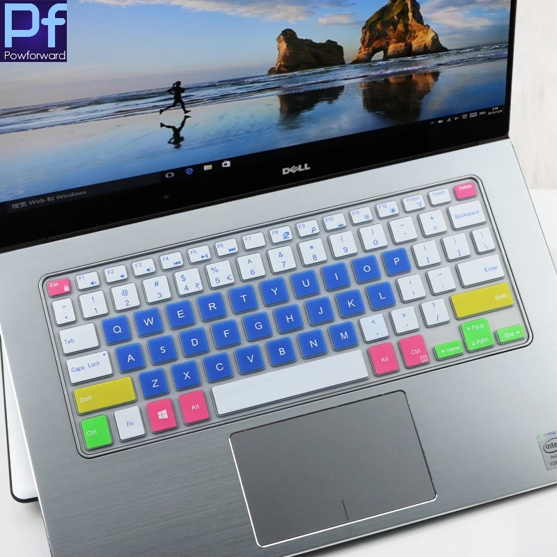 Силиконовый защитный чехол для клавиатуры Dell XPS 13 9343 9350 9360 XPS13 3 дюйма 2017 дюйма|silicone