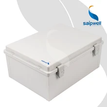 300*400*170mm ABS Waterproof Connection Box with Plastic Draw Latches / Hinge Type Enclosure SP-MG-304017