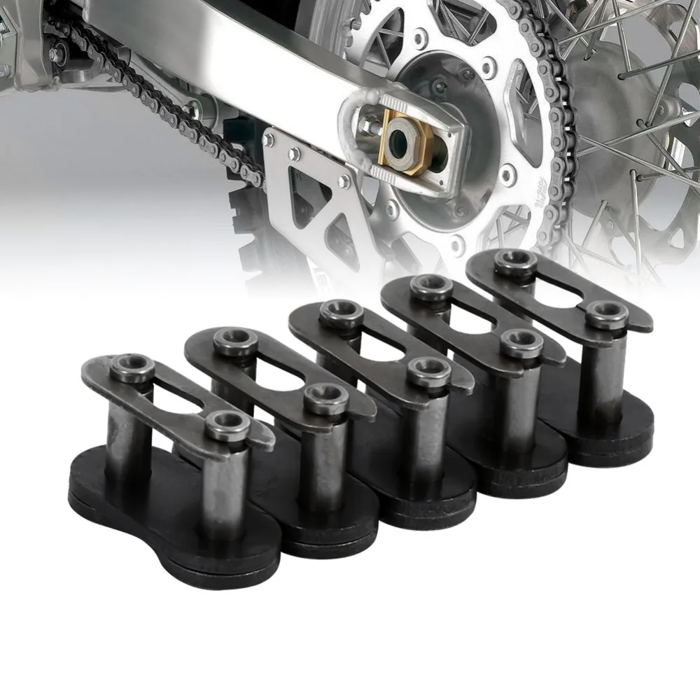 

5 Sets 415 Chain Master Link 2-Stroke Motorized Bike Gas Engine Parts Motocicleta Motorcycle Accessories