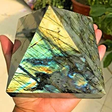 1500-2000 г Большой Природный лабрадорит кварц драгоценный камень кристалл пирамида ТОЧКА Рейки Исцеление Шахтер камни