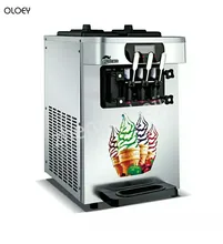 Commercial ice Cream Machine three-head Desktop three-color soft ice Cream Machine all Stainless Steel ice Cream Machine Commercial ice Cream Machine three-head Desktop three-color soft ice Cream Machine all Stainless Steel ice Cream Machine