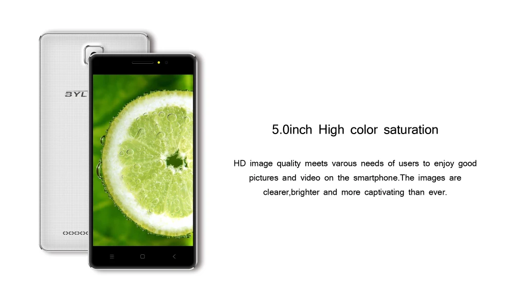 5.0inch High color saturation