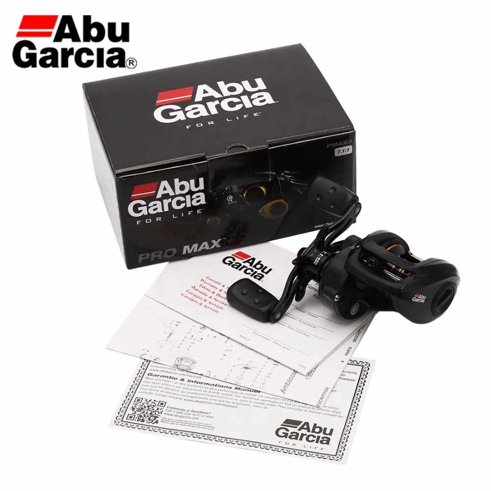 New Abu Garcia Brand Fishing Reel Pro Max3 PMAX3 Right Left Hand Bait Casting 8BB 7.1:1 207g Drum Trolling Baitcasting Reel